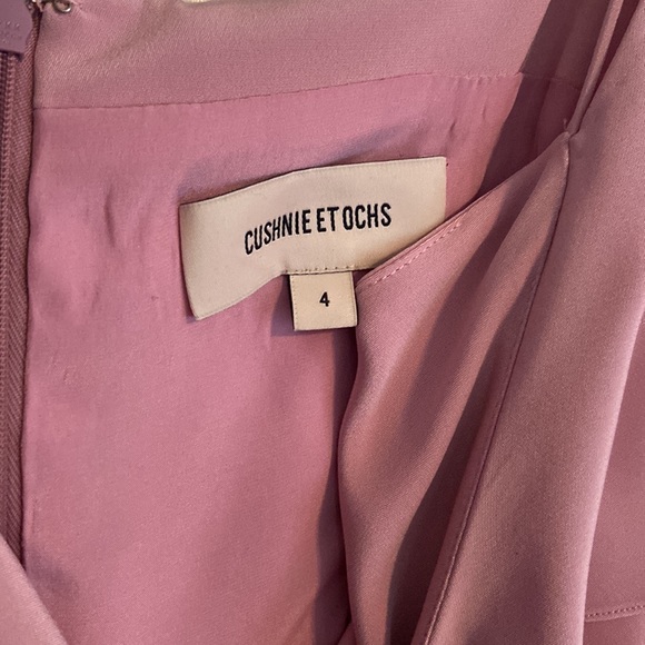 Cushnie Et Ochs Adela Ruffled Pencil Silk Dress - Picture 3 of 3